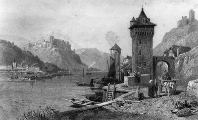 St. Goar, engraved by J. Outhwaite, printed by Cassell and Company by Thomas Charles Leeson Rowbotham